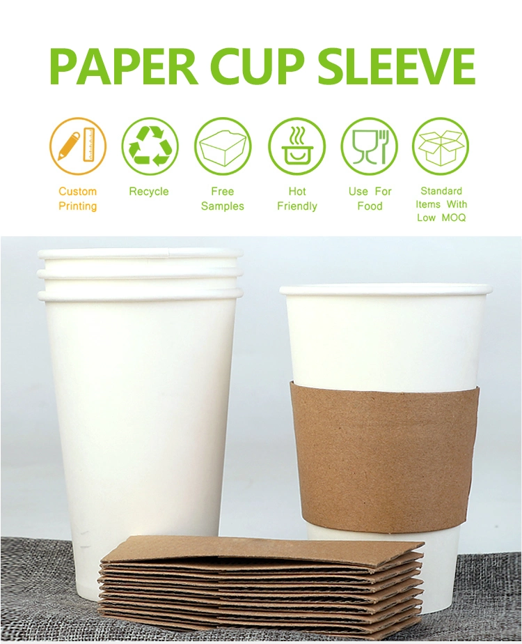 Disposable New Style Compostable Foam Paper Cup Double Wall Matching with PP Lids