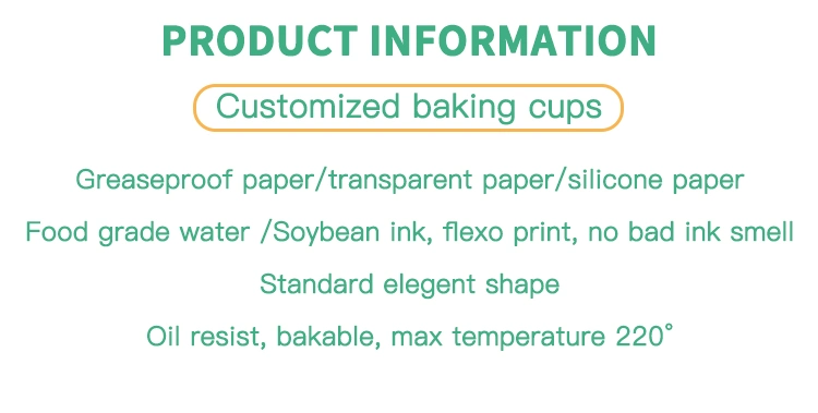 Food Grade Cupcake Paper Cup Baking Aluminum Foil Baking Cup Cups for Baking Cake