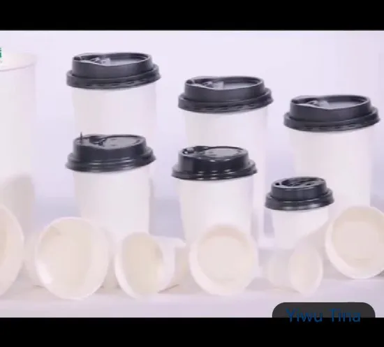 Tazze eliminabili della bevanda di caffè delle tazze di carta kraft a parete singola concimabile riciclate 8oz 12oz 16oz