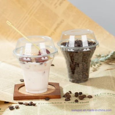 Tazze per yogurt usa e getta ecologiche da 9 e 12 once per uso alimentare con stampa personalizzata Tazze per feste usa e getta per dessert Coppe per gelato Caramelle